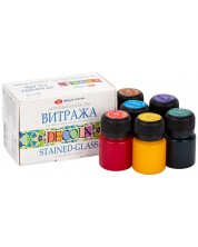 Boje za staklo Nevskaya palette Decola - 6 boja, 20 ml