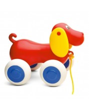 Psić Beba za povući Viking Toys, 25 cm, crveni -1