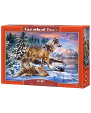 Puzzle Castorland od 500 dijelova - Vučja priča