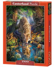 Puzzle Castorland od 1500 dijelova  - Vuk u divljini