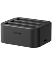 Punjač Insta360 - ONE X3 Fast Charge Hub, crni