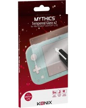 Zaštitno staklo Konix - Mythics 9H Tempered Glass Protector, 2 kom. (Nintendo Switch Lite) -1