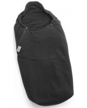 Zimska vreća za kolica Teutonia - Fleece Inlay, crna -1