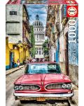 Slagalica Educa od 1000 dijelova - Automobili u staroj Havani - 1t