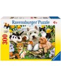 Puzzle Ravensburger od  300 dijelova - Sretne životinje - 1t