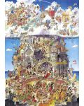 Puzzle Heye od 1500 dijelova - Pakao i Raj, Hugo Prades - 2t