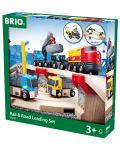 Set Brio – Vlak s tračnicama i opremama, Rail & Road Loading, 32 dijela - 1t
