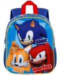 3D ruksak za dječji vrtić  Karactermania Sonic - Trio - 2t