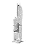 3D metalna slagalica Tronico – Toranj banke u Kini, Hong Kong - 1t