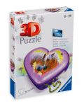 3D slagalica Ravensburger od 54 dijela - Kutija za nakit, srce - 1t