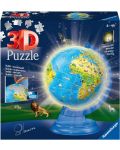 Slagalica Ravensburger od 180 dijelova - Svjetleći globus - 1t