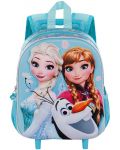 3D ruksak za dječji vrtić Karactermania Frozen 2 - Happiness, s kotačićima - 2t