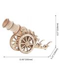 3D slagalica Robo Time - Srednjovjekovni top na kotačima - 4t