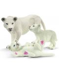 Set figurica Schleich Wild Life - Bijela lavica majka s mladima - 1t