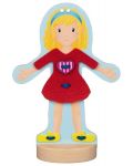 Drvena igračka Goki – Lutka za odijevanje - 2t
