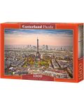Puzzle Castorland od 1500 dijelova - Gradski pejzaž Pariza - 1t