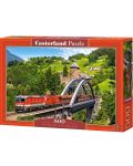 Puzzle Castorland od 500 dijelova - Vlak na mostu - 1t