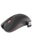 Gaming miš Genesis - Zircon 330, optički, bežični, crni - 3t