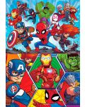 Puzzle Educa od 2 x 20 dijelova - Avanture superheroja  - 2t