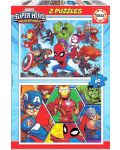 Puzzle Educa od 2 x 20 dijelova - Avanture superheroja  - 1t