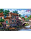 Puzzle Art Puzzle od 500 dijelova - Kanal među cvijećem, Arturo Zaragа - 2t