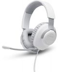 Gaming slušalice JBL - Quantum 100, bijele - 1t