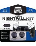 Dodatak KontrolFreek - Nightfall Kit, Performance Grips + Performance Thumbsticks, crni (PS5) - 1t