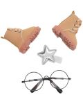 Dodaci za lutke Orange Toys Sweet Sisters - Bež cipele, ukosnica i naočale - 1t