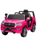 Auto na akumulator Chipolino - Toyota Land Cruiser, ružičasti - 1t