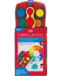 Vodene boje Faber-Castell Connector - 12 boja, crvena paleta - 1t