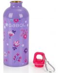 Aluminijska boca za vodu Gabol Violet - 600 ml - 2t