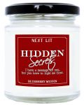 Mirisna svijeća Next Lit Hidden Secrets - Dobit ćemo dječaka, na engleskom - 1t