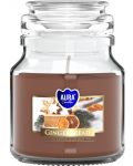 Mirisna svijeća u teglici Bispol Aura - Gingerbread, 120 g - 1t