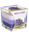 Mirisna svijeća Bispol Aura - Violet, 170 g - 1t