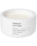 Mirisna svijeća Blomus Fraga - XL, French Cotton, Lily White - 1t
