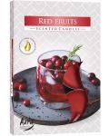 Mirisne čajne svijeće Bispol Aura - Crveno voće, 6 komada - 1t