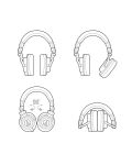 Slušalice Audio-Technica ATH-M50X - crne - 4t