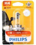Žarulja za auto Philips - H4, Vision +30% more light, 12V, 60/55W, P43t-38 - 1t