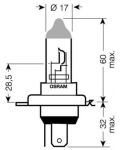 Auto žarulje Osram - H4, 64193NBS, Night Breaker Silver - 4t