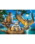 Puzzle Castorland od 500 dijelova - Obitelj sova - 2t