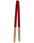 Hvataljka od bambusa Pebbly - 24 cm, crvena - 2t