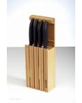 Stalak za noževe od bambusa KYOCERA - 4t