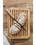 Daska za rezanje kruha od bambusa Pebbly - 36 х 26 cm - 3t
