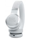 Bežične slušalice s mikrofonom JBL - Live 460NC, ANC, bijele - 2t