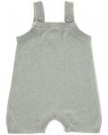 Dječji kombinezon Lassig - Cozy Knit Wear, 74-80 cm, 7-12 mjeseci, sivi - 1t