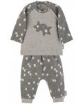 Trenirka za bebe Sterntaler - Sa zvijezdama, 74 cm,6-9 mjeseci, tamnosiva - 1t