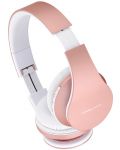 Bežične slušalice PowerLocus - P1, ružičasto/zlatne - 3t