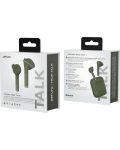 Bežične slušalice Defunc - TRUE TALK, TWS, zelene - 3t