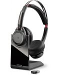 Bežične slušalice Plantronics - Voyager Focus B825 DECT, ANC, crne - 1t