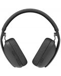Bežične slušalice s mikrofonom Logitech - Zone Vibe 100, crne/sive - 6t